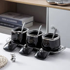 7 Pcs Spice Jars Two Colours Organiser Set | StorageOZ