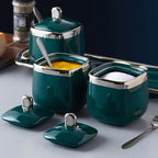 7 Pcs Spice Jars Two Colours Organiser Set | StorageOZ
