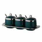 7 Pcs Spice Jars Two Colours Organiser Set | StorageOZ