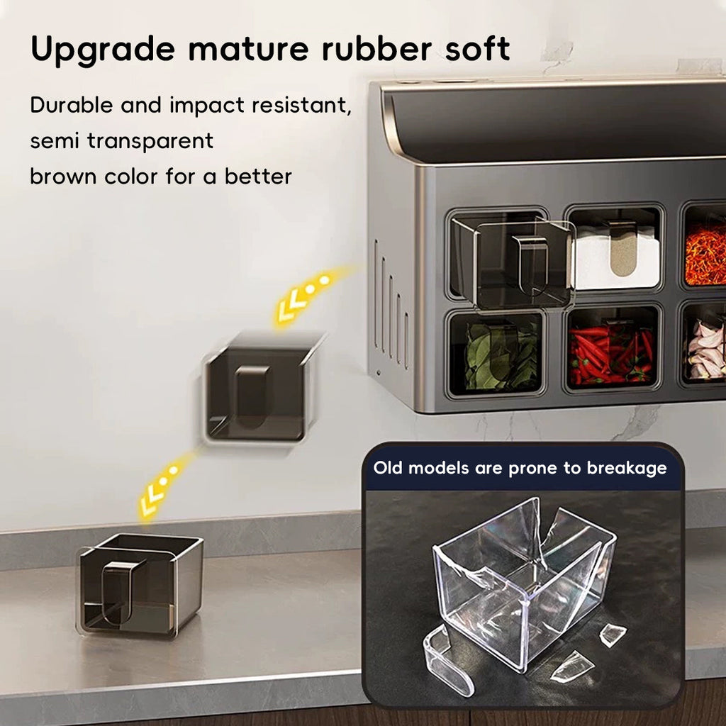 Kitchen Spice Rack Six Drawers Organiser | StorageOZ