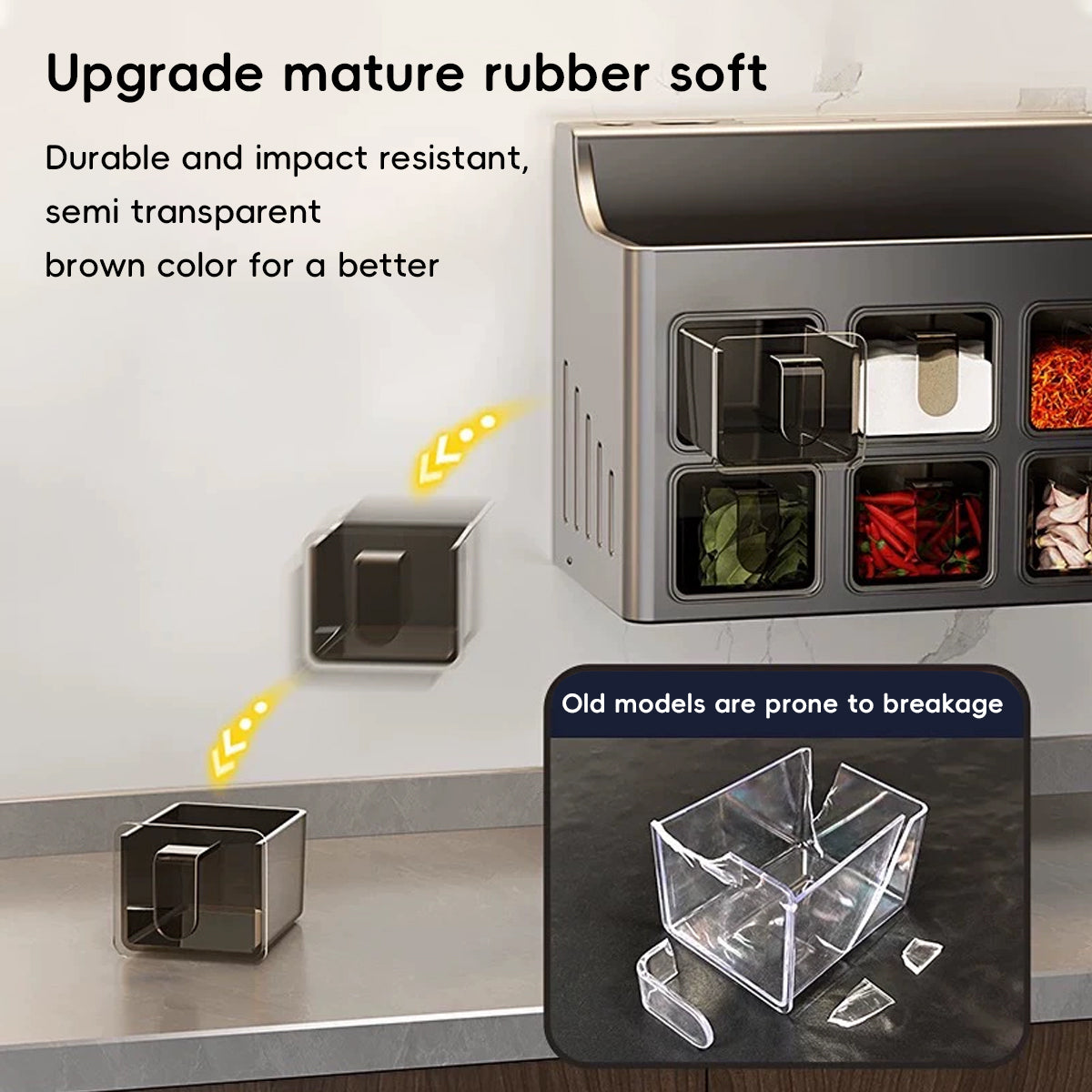 Kitchen Spice Rack Six Drawers Organiser | StorageOZ