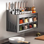 Kitchen Spice Rack Six Drawers Organiser | StorageOZ