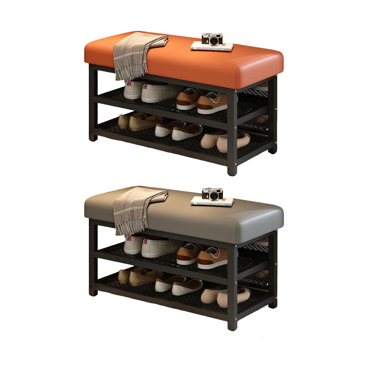Shoe Benches Two Colours Entry Organiser | StorageOZ