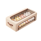 Foldable Linen Shoe Boxes Two Sizes Rack | StorageOZ