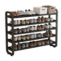 Black 5 Tier Shoe Rack Storage Organiser | StorageOZ