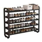 Black 5 Tier Shoe Rack Storage Organiser | StorageOZ