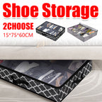 Under Bed Shoe Organiser Two Prints Rack | StorageOZ