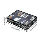 Under Bed Shoe Organiser Two Prints Rack | StorageOZ