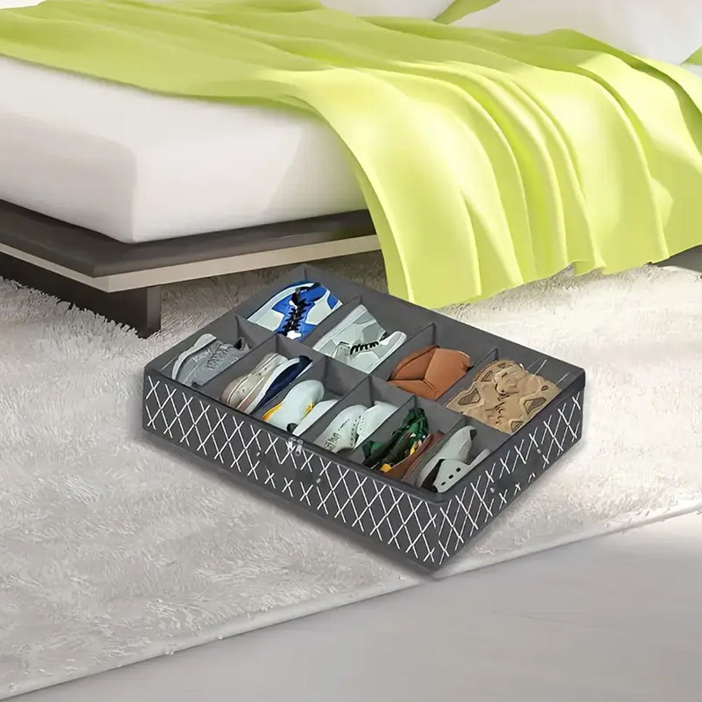Under Bed Shoe Organiser Two Prints Rack | StorageOZ