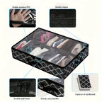 Under Bed Shoe Organiser Two Prints Rack | StorageOZ