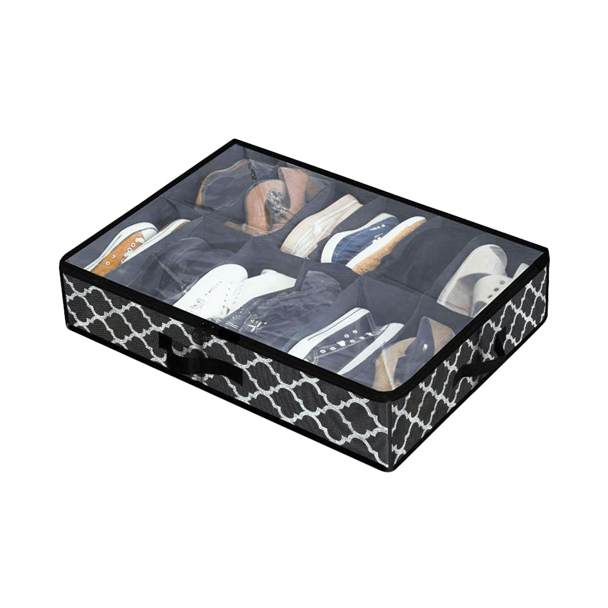 Under Bed Shoe Organiser Two Prints Rack | StorageOZ
