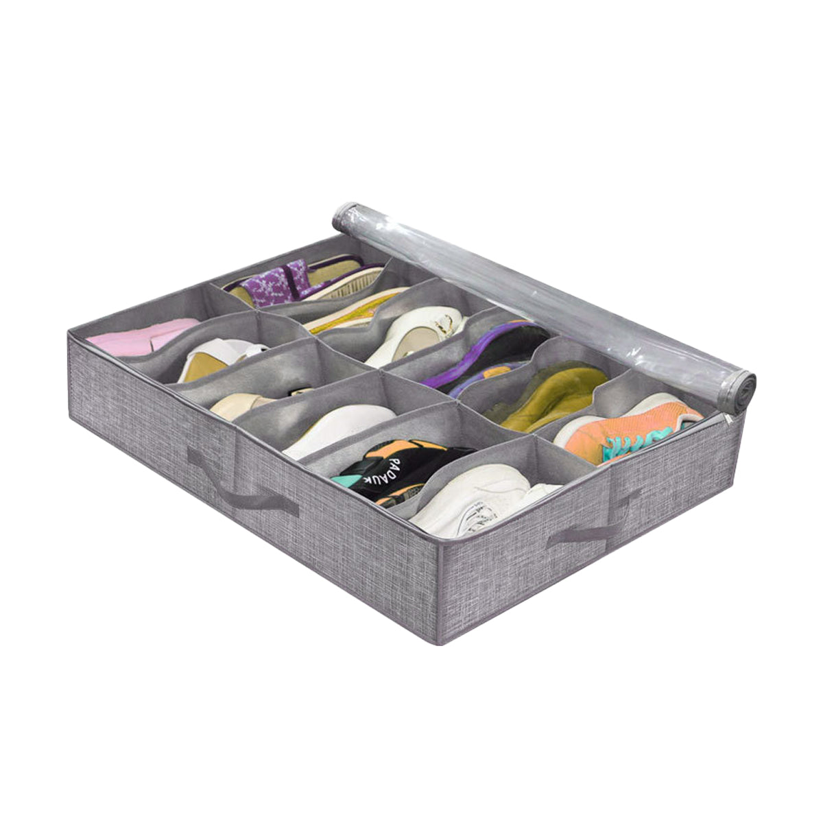 Under Bed Shoe Organiser Two Prints Rack | StorageOZ