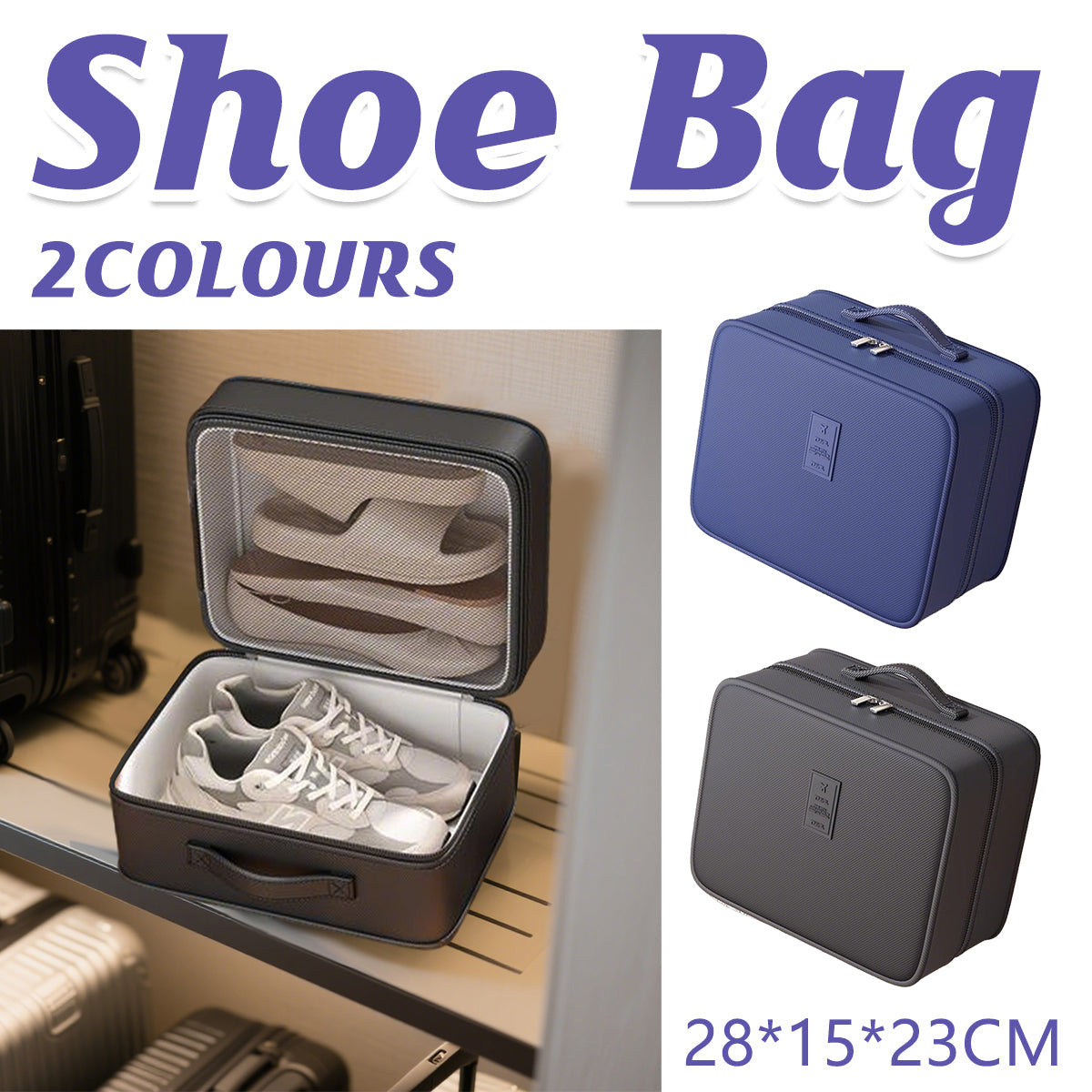 Shoe Storage Bags Two Colours Organiser Set | StorageOZ