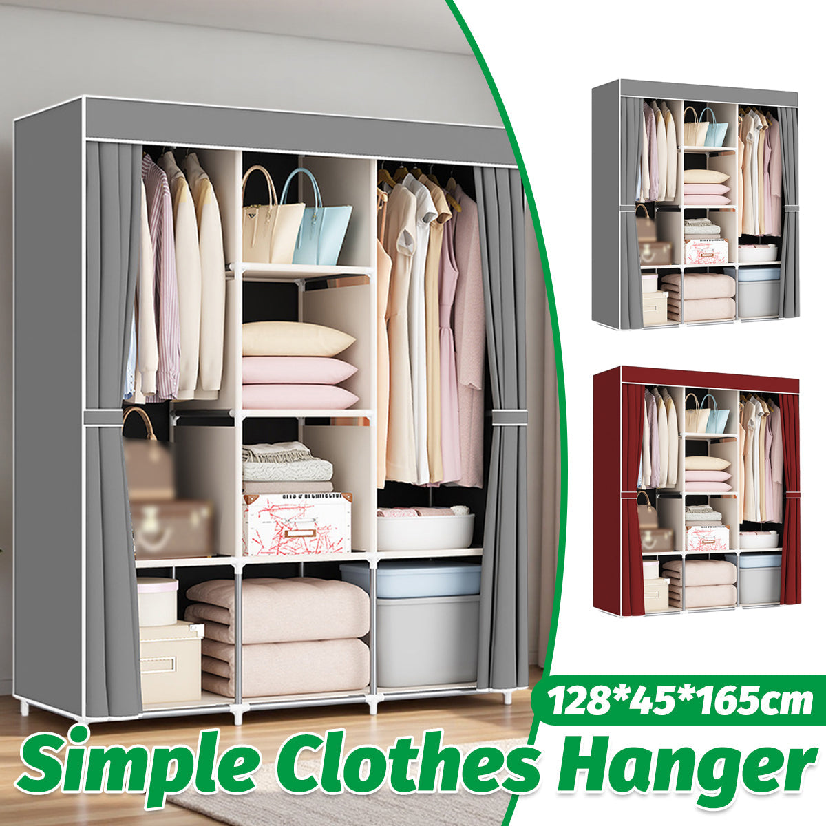 Wardrobe Closet Storage Two Styles Organiser | StorageOZ