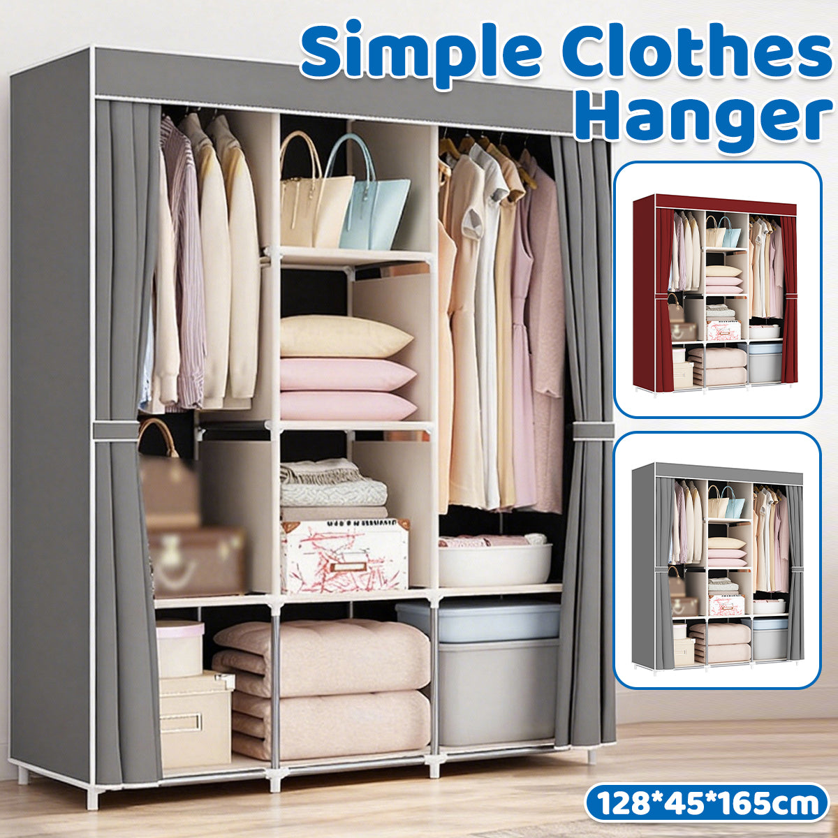 Wardrobe Closet Storage Two Styles Organiser | StorageOZ