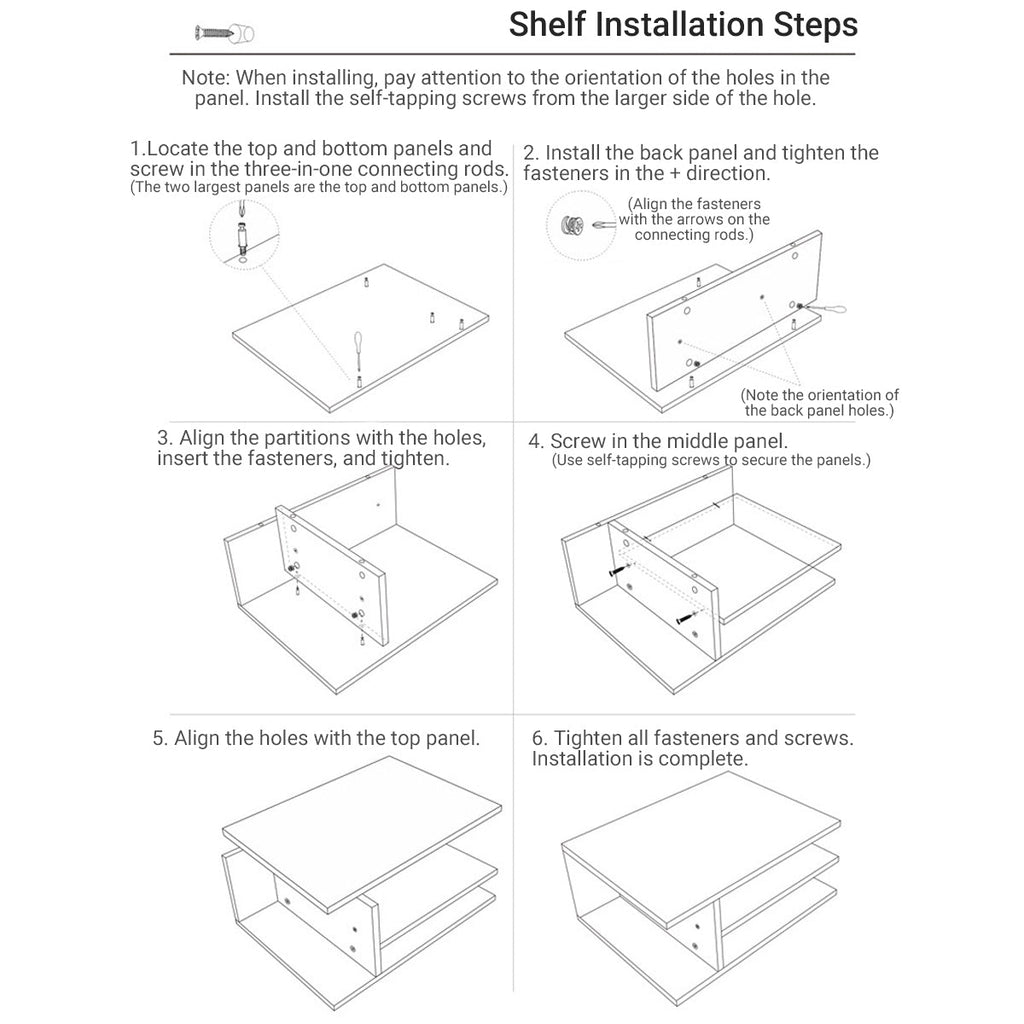 MDF Printer Stand Shelf Two Finishes Set | StorageOZ