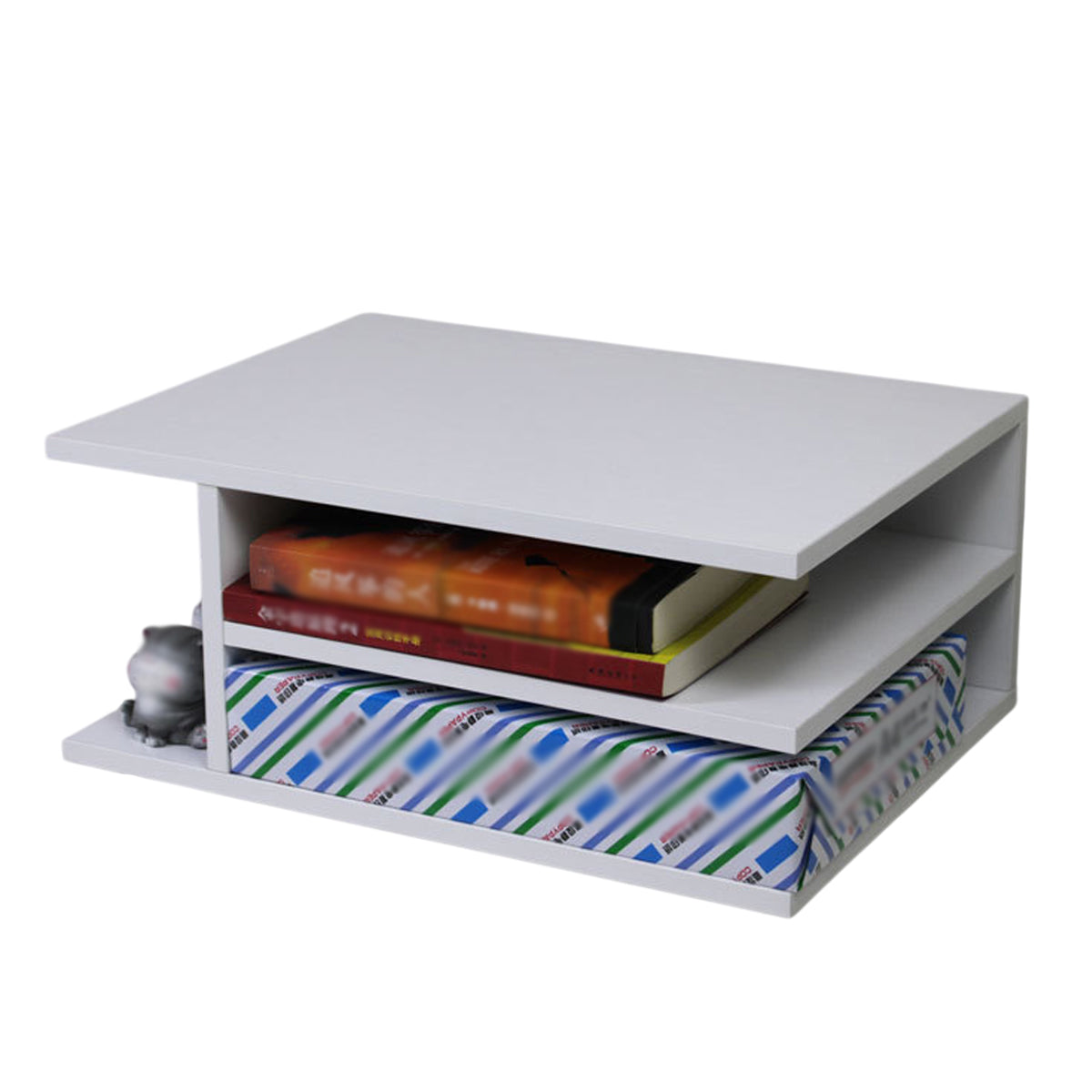 MDF Printer Stand Shelf Two Finishes Set | StorageOZ
