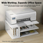 MDF Printer Stand Shelf Two Finishes Set | StorageOZ