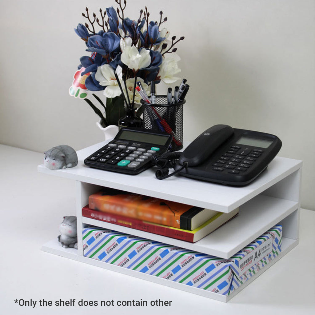 MDF Printer Stand Shelf Two Finishes Set | StorageOZ