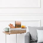 Paper Rope Desktop Basket Two Colours Set | StorageOZ