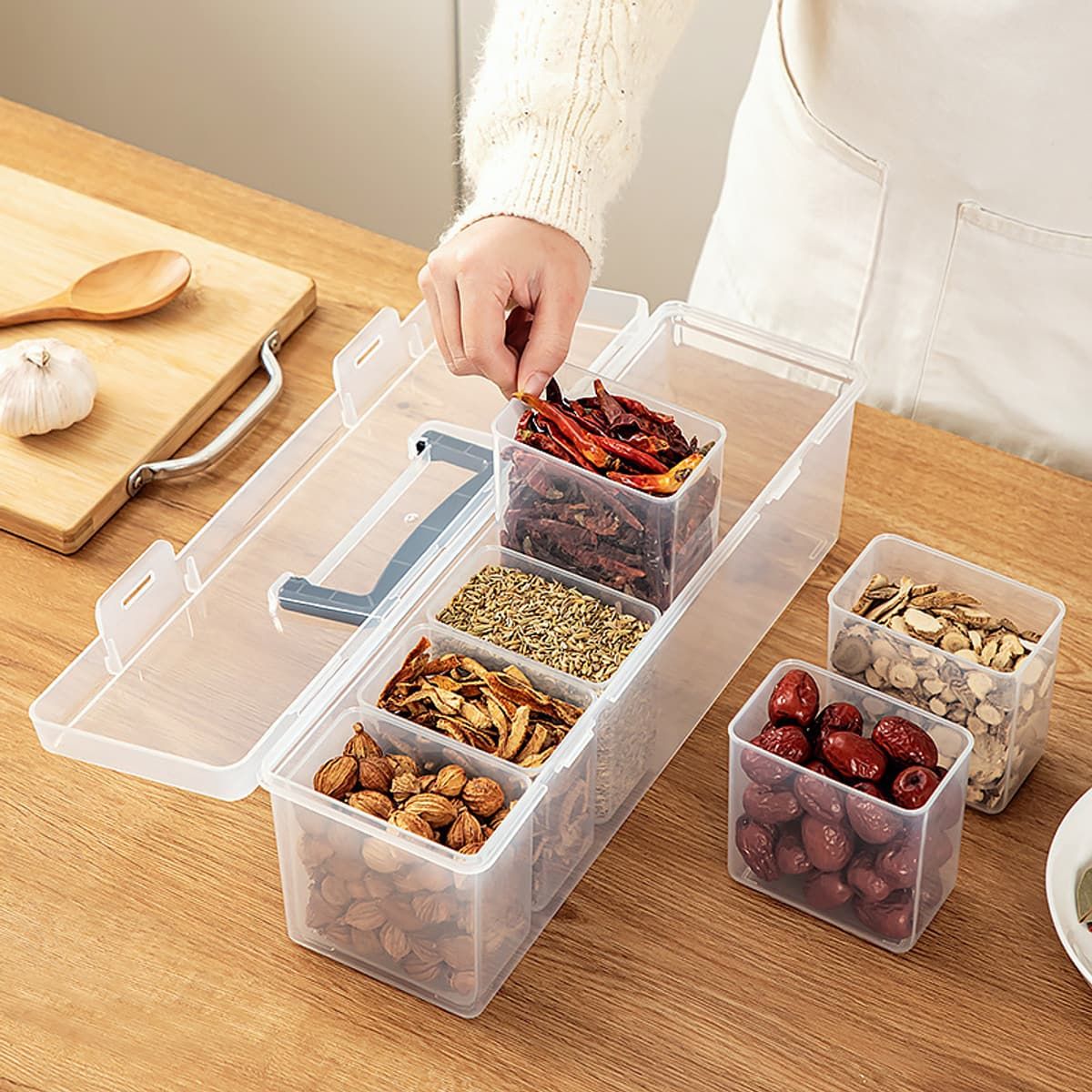 Spice Container Set Kitchen Storage Organiser | StorageOZ