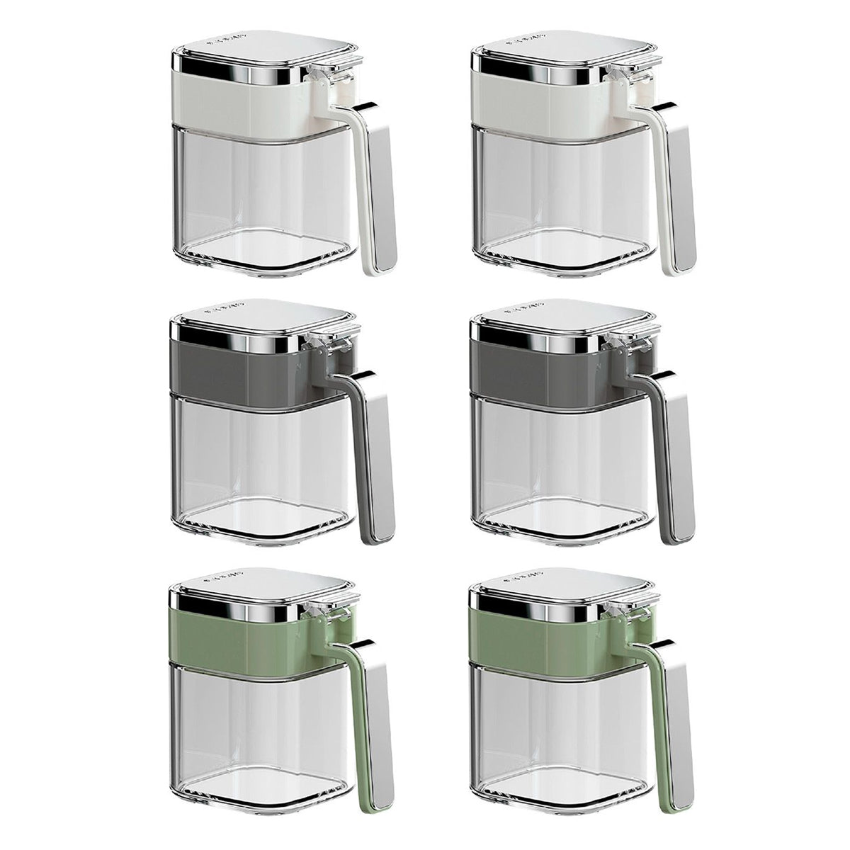 2 Pcs Spice Jars Three Colours Organiser | StorageOZ