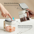2 Pcs Spice Jars Three Colours Organiser | StorageOZ