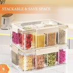 5L Sealed Spice Storage Box Cream White Set | StorageOZ
