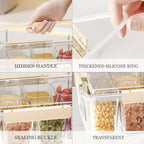 5L Sealed Spice Storage Box Cream White Set | StorageOZ