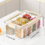 5L Sealed Spice Storage Box Cream White Set | StorageOZ