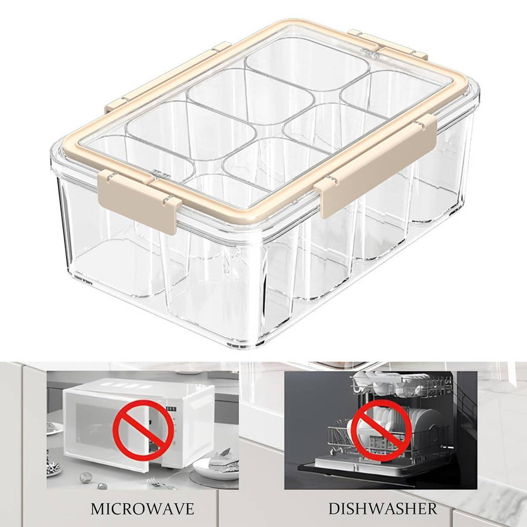 5L Sealed Spice Storage Box Cream White Set | StorageOZ
