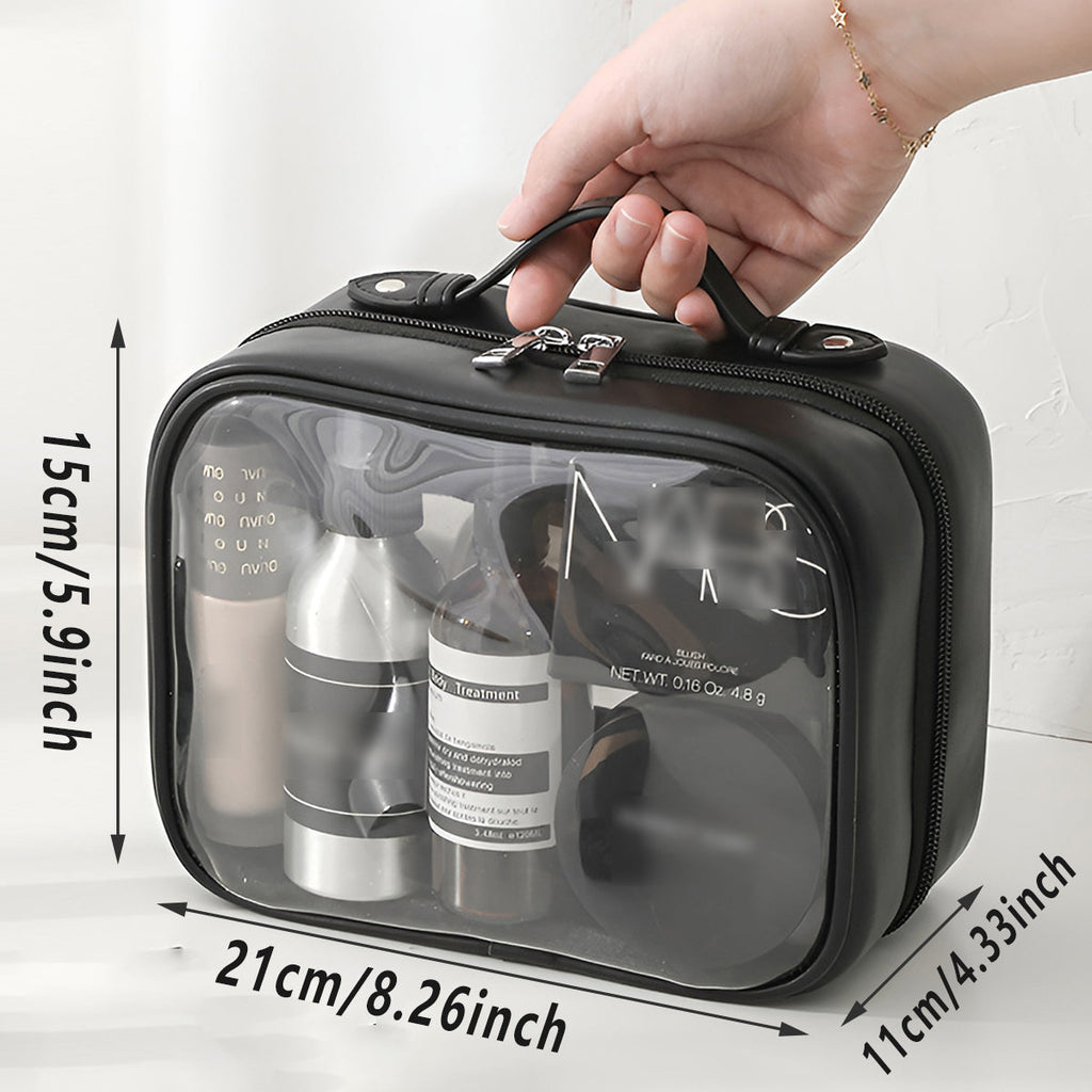 Clear Waterproof PVC Travel Makeup Bag Two Colours | StorageOZ