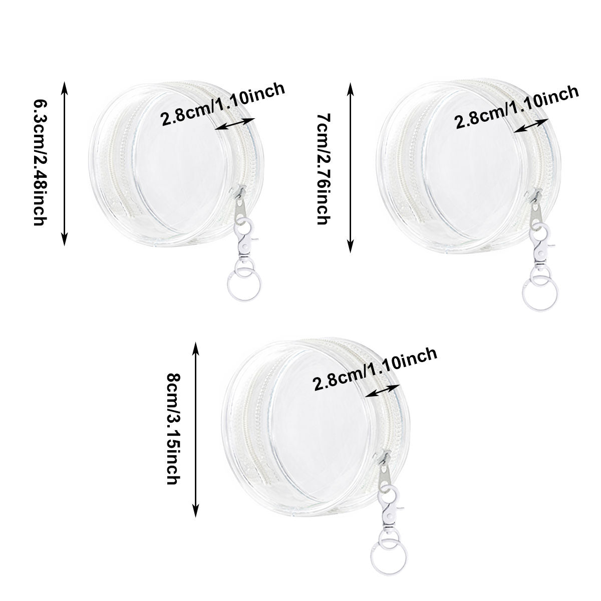 5 Pcs Storage Bags Three Sizes Organiser | StorageOZ