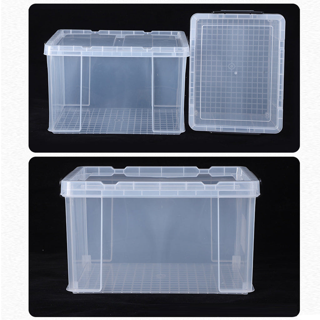 Clear Stackable Storage Boxes Two Sizes Set | StorageOZ