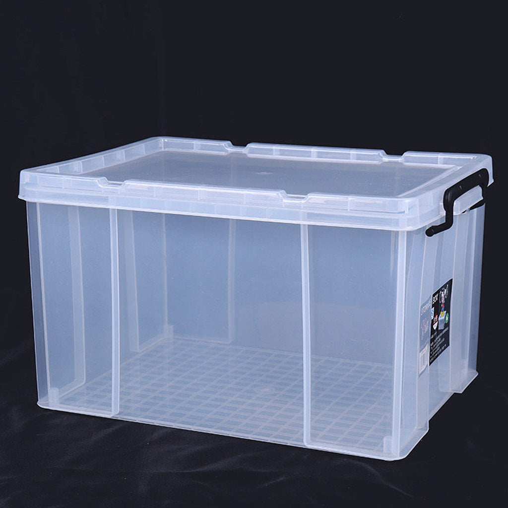 Clear Stackable Storage Boxes Two Sizes Set | StorageOZ