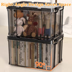 Clear Front Storage Boxes Two Sizes Rack | StorageOZ