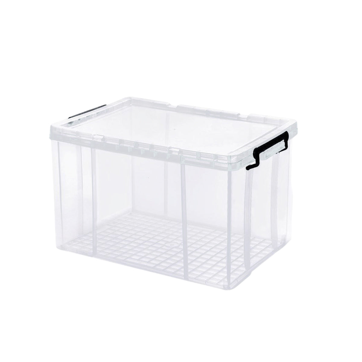 Clear Stackable Storage Boxes Two Sizes Set | StorageOZ