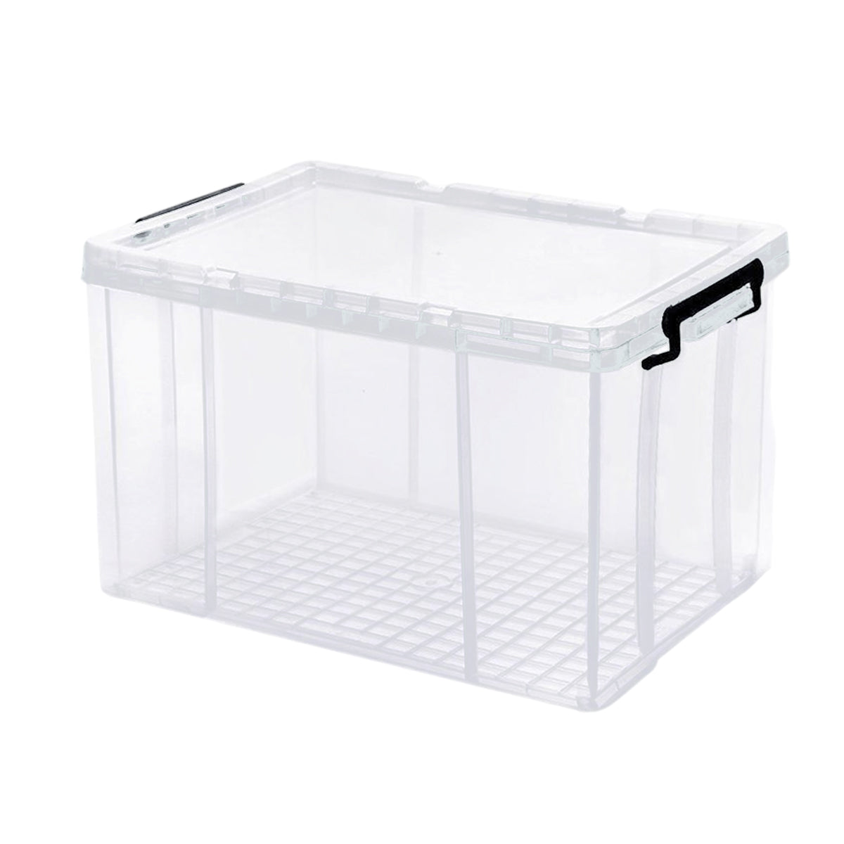 Clear Stackable Storage Boxes Two Sizes Set | StorageOZ