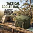 42L Army Green Fold Storage Box Organiser | StorageOZ