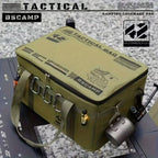 42L Army Green Fold Storage Box Organiser | StorageOZ