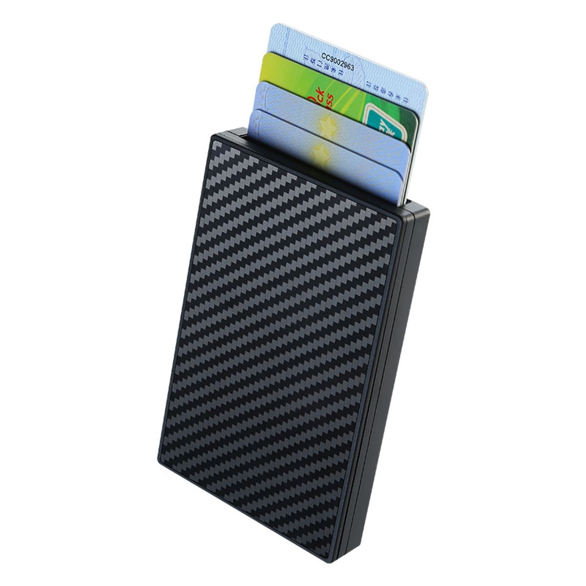 Black Card Storage Box Desk Home Organiser | StorageOZ