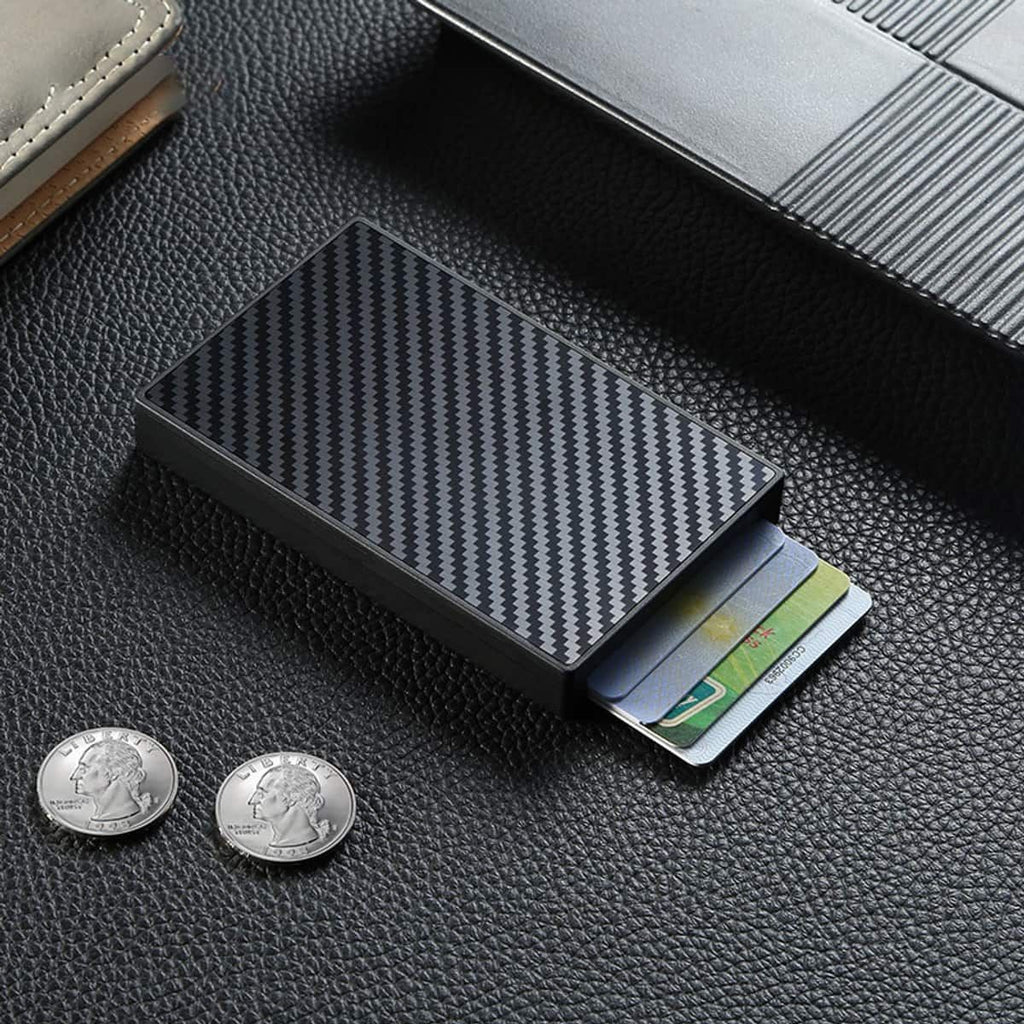Black Card Storage Box Desk Home Organiser | StorageOZ