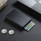 Black Card Storage Box Desk Home Organiser | StorageOZ