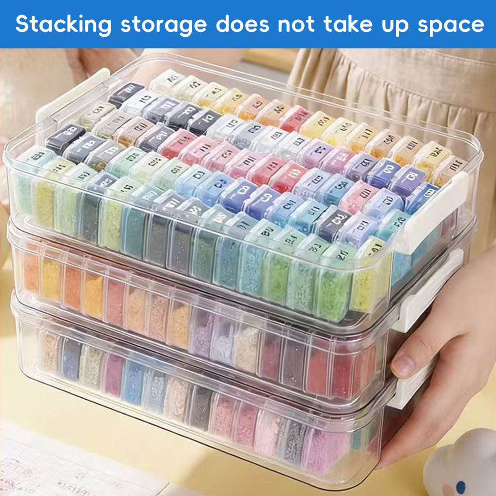 Clear Multi Cell Storage Boxes Two Sizes | StorageOZ