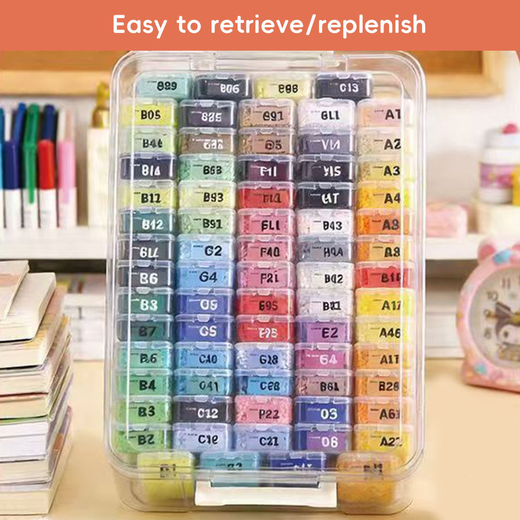 Clear Multi Cell Storage Boxes Two Sizes | StorageOZ
