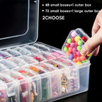 Clear Multi Cell Storage Boxes Two Sizes | StorageOZ