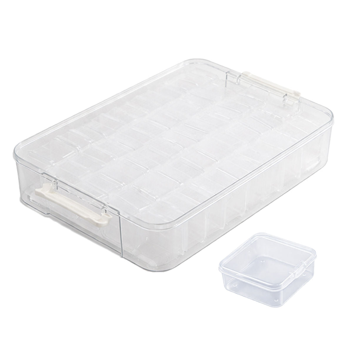 Clear Multi Cell Storage Boxes Two Sizes | StorageOZ