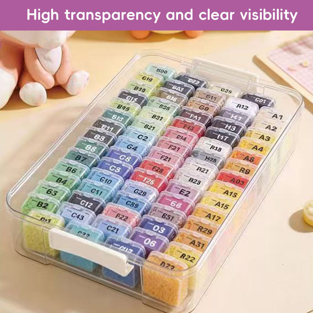 Clear Multi Cell Storage Boxes Two Sizes | StorageOZ