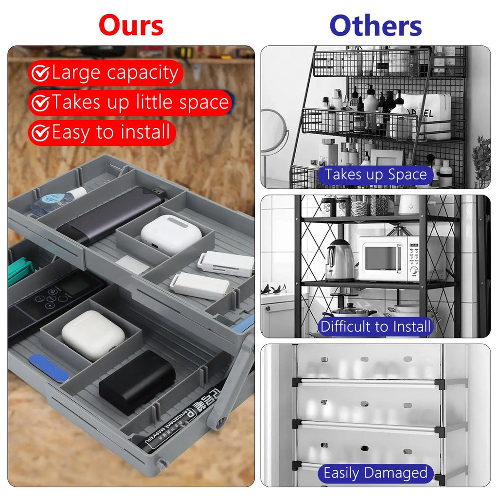 Foldable Jewellery Drawer Organiser Two Heights | StorageOZ