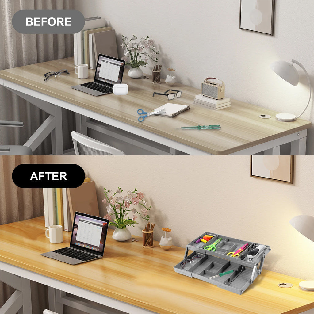 Foldable Jewellery Drawer Organiser Two Heights | StorageOZ